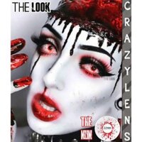 KÍNH ÁP TRÒNG CRAZY LENS HÓA TRANG 22mm ( Loại to) The Nun