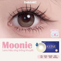 Kính áp tròng Dabae màu nâu ánh trăng Moonie lens cận Hàn Quốc