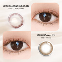 Kính áp tròng khoá ẩm 12H 1 Tháng CARASE, Lens cận màu nâu/ xám LAVIER BROWN/ CHOCO/ GRAY (1 bên mắt)
