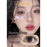 Kính áp tròng lens Douyin – Dreamoon mẫu Memory Brown giãn nhẹ