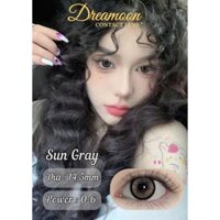 Kính áp tròng lens Douyin – Dreamoon mẫu Sun Gray giãn to
