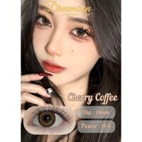 Kính áp tròng lens Douyin – Dreamoon mẫu Cherry Coffee không giãn