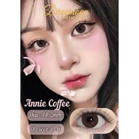 Kính áp tròng lens Douyin – Dreamoon mẫu Annie Coffee giãn nhẹ