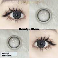 Kính áp tròng lens  Wendy Black xám đen độc đáo ( dòng 12 tháng  Nhập Khẩu Hàn Quốc )