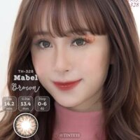 KÍNH ÁP TRÒNG NÂU HỌA TIẾT VÂN XOÁY TINTEYE LENS TH-328