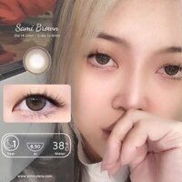 Kính áp tròng Sami Brown ~ Lens nâu tây ~ Umy Lens