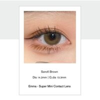 Kính áp tròng Sanofi Brown | Lens nâu tây | Umy Lens