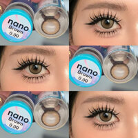 Kính Áp Tròng Thailand 1 cặp Nano Brown 14.2mm ( không cận )