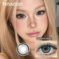 Kính áp tròng Tinacon Bailey Black màu xám cận 6 tháng DIA 14.2mm có độ (0-8)1 cặp