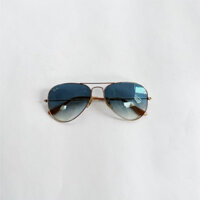 Kính aviator Rayban màu xanh