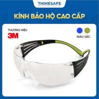 Kính bảo hộ 3M SF401AF, SF401SGAF Kính chống bụi trong suốt, chống tia UV, ôm mặt, Kính đi đường chống nắng - THINKSAFE