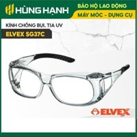 Kính bảo hộ cao cấp Elvex SG37C chống bụi, chống tia UV, đeo cùng kính cận, Kính chống bụi đi đường