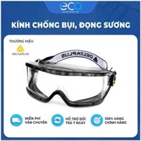 Kính bảo hộ chống hóa chất Deltaplus Galeras mắt kính chống bụi, chống đọng sương, ôm theo dáng mặt