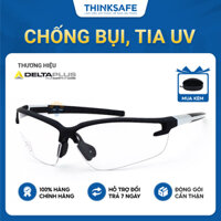 Kính bảo hộ Deltaplus Fuji2 chống bụi, chống tia UV, bảo vệ mắt đa năng, đi đường, lao động Kính chống bụi - THINKSAFE