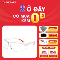 Kính bảo hộ Everest EV201 kính chống đọng sương, chống tia UV (trắng trong) - Thinksafe