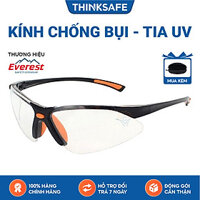 Kính bảo hộ Everest EV303 kính chống bụi, chống trầy xước, chống tia UV-UB, chống đọng sương (trắng tráng bạc) - EV303 In/Out Anti Fog