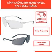 Kính bảo hộ Honeywell A700 Mắt kính chống bụi, chống tia UV, chống trầy xước, đọng sương - TRẮNG