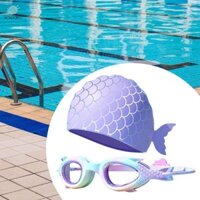 Kính bơi Bộ mũ bơi, Kính bơi Kính mắt chống sương mù Kính bơi chống nước để chơi bé gái