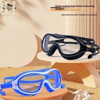 Kính bơi CÁ LOCO, Kính lặn chống sương mù chống nước khung lớn HD