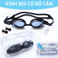 Kính Bơi Cận CÓ THỂ LỆCH ĐỘ, Chống TRẦY, Chống UV, Chống Hấp Hơi - 0 độ - 1.5 độ