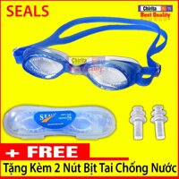 Kính Bơi Chính Hiệu SEALS - Mắt Kính Bơi Cao Cấp - Sản Phẩm Tặng Kèm 2 Nút Bịt Tai Chống Nước - 3110