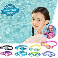 Kính bơi chống sương mù chống nước Uv Trẻ em Ống kính bơi màu chuyên nghiệp Kính mắt S7g9