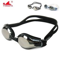 Kính bơi chuyên nghiệp Kính bơi Yingfa chính hãng Kính bơi chống sương mù Kính bơi chống nước Unisex Khung lớn Thoải mái Lớp phủ độ phân giải cao S