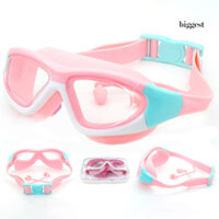 Kính bơi chuyên nghiệp tinysiry có nút tai Kính thiết kế gương góc rộng an toàn cho trẻ em