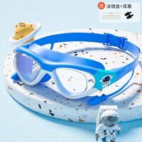 KÍNH BƠI kèm BỊT TAI chống tràn nước vào mắt và tai cho bé, dây đeo cài tiện lơi, thích hợp cho bé từ 3 tuổi