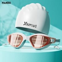 Kính bơi khung lớn chống sương mù Mandu HD Bộ đồ thiết bị chuyên nghiệp