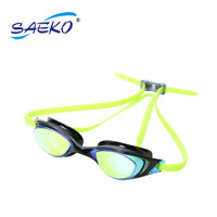 Kính bơi S67UV Falcon Mirror chính hãng Saeko - Kính tráng gương, bảo vệ mắt khỏi tia UV - Đen, xanh lá