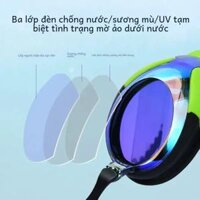 Kính Bơi Trẻ Em Cao Cấp Chống Nước Đua Kính Mắt Khung Nhỏ Bể Bơi Ngoài Trời Đồ Bơi Phụ Kiện