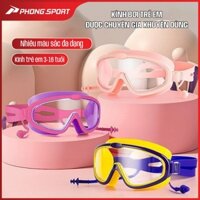 Kính bơi trẻ em không gọng chống nước, mắt kính to COOSA-958 - Phongsport