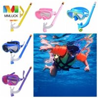 Kính bơi trẻ em MMLUCK, Bộ ống thở trẻ em chống sương mù, Chống tia cực tím Bảo vệ tầm nhìn rõ ràng Kính mắt trẻ em Kính lướt sóng thể thao dưới nước