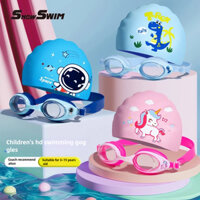 Kính bơi trẻ em Mũ bơi chống nước chống sương mù HD Kính bơi chuyên nghiệp Sw