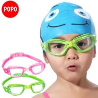 Kính bơi trẻ em POPO CF026 kính bơi cho bé từ 6 tuổi cản tia UV hạn chế sương mờ