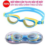 Kính bơi trẻ em POPO với mắt kiếng cản tia UV cho bé từ 3 bơi lội an toàn