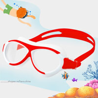 Kính Bơi Trẻ Em Small Holiday Chống Sương Mù Khung Lớn Mắt To Gọng Liền
