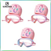 Kính bơi trẻ em SONIA Mũ bơi, Google lặn trong suốt chống sương mù, bơi lội
