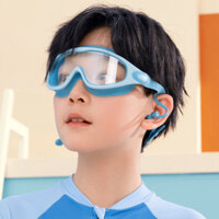 Kính Bơi và Mũ Bơi Kappa Cao Cấp Dành Cho Bé Trai Bé Gái Mã A09 Đi Biển, Đi Bơi Chính Hãng Gọng Lớn Cho Trẻ Em