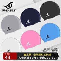 kinh boi view v610 Mũ bơi Sable sable cho nam, không thấm nước, tóc dài, bảo vệ tai silicon đặc biệt, mũ bơi lớn cho người lớn dành cho nữ kinh boi co ong tho kính bơi phoenix