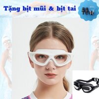 Kính bơi wiew, kính bơi người lớn chuyên nghiệp nhìn rõ nét, chống tia UV [Tặng kèm bịt mũi & bịt tai]