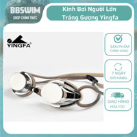 Kính Bơi YINGFA Y570AF Tráng Gương Gọng Nhỏ Mắt Nhỏ Cho Người Lớn – Đen Bạc