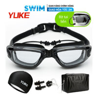 Kính Bơi YLIKE Kèm Mũ Bơi Nút Tai Bịt Mũi Túi Đựng Đồ Bơi