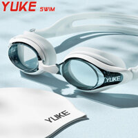 Kính bơi YUKE chuyên nghiệp cho nam và nữ, Kính bơi lặn chống thấm nước, chống mờ hơi sương có điều chỉnh độ cận M16