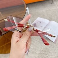 Kính cận có độ -1.0~-5.0 có hộp đựng kính thời trang nữ/ kính thời trang nữ không gọng