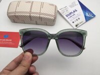 Kính cận màu nữ Gucci GG00345 gọng màu xanh với mắt khói 2 lai