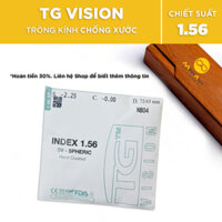 Kính Cận Minh Anh - Tròng kính cận chống xước, chống UV380 chiết suất 1.56 - TG Vision Hàn Quốc/ Essilor Pháp