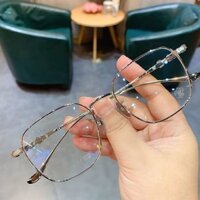 Kính cận thị đổi màu kính cận thị nam cổ điển vuông siêu nhẹ chống ánh sáng xanh với cảm quang tự động chống tia cực tím kính cận thị