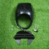 kính chắn gió cafe racer classic phù hợp GD110, husky125, CG125, YB125, GN125